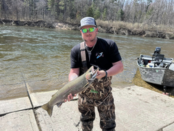 River fishing in Michigan, pure bliss
